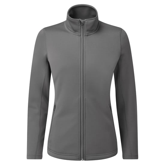 Premier Dames/Dames Geverfd Sweat Jasje (Donkergrijs) - Image 1