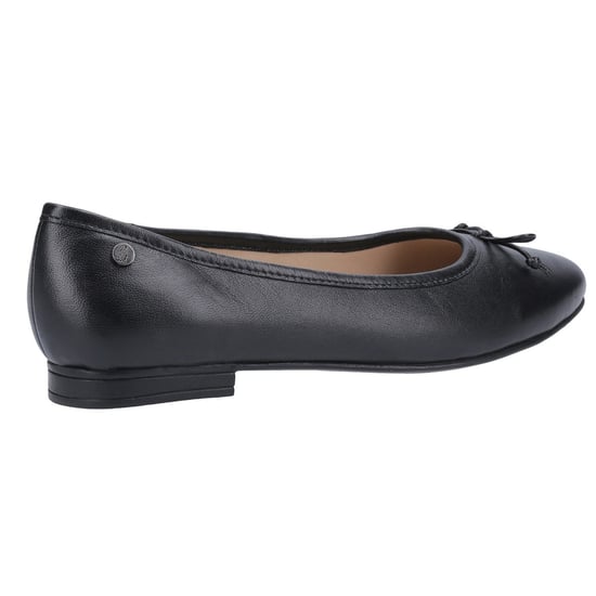 Hush Puppies Womens/Ladies Naomi Slip On Leather Ballet Pump (Black) - Image 2