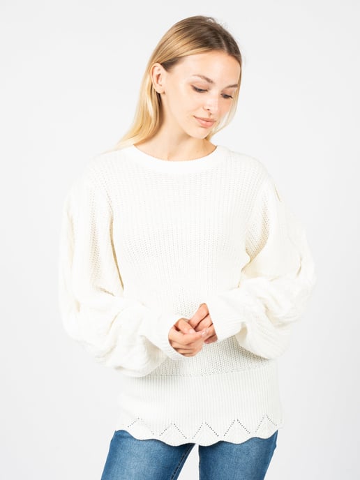 Silvian Heach Pullover Woman's Off-White - Image 3