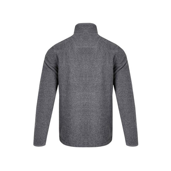 Weird Fish Heren Errill Textured Eco Friendly Quarter Zip Fleece Top (Vorstgrijs) - Image 2