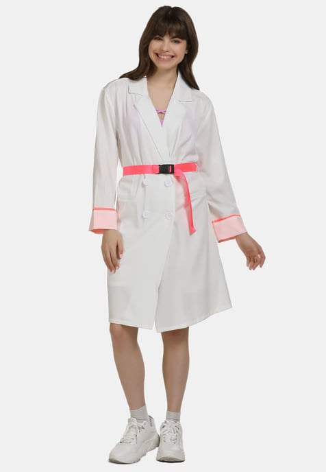 Mymo Jas Dames wit neon roze - Image 2