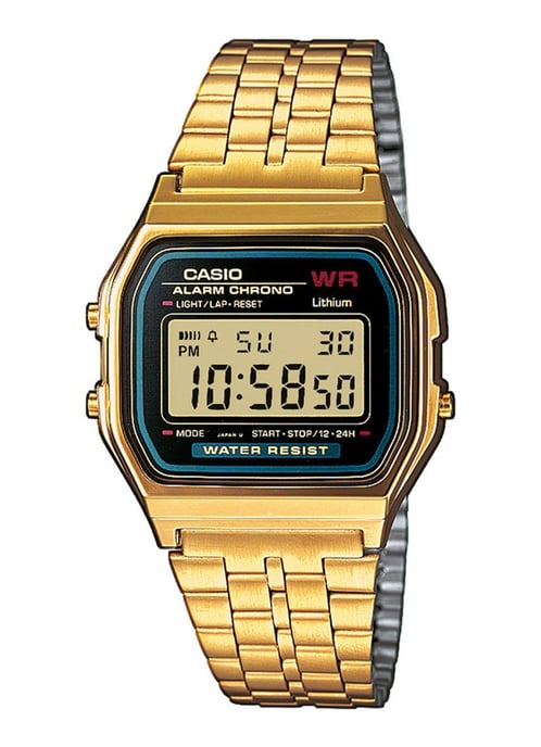 Casio Casio Retro Unisex's Gold Watch A159WGEA-1EF - Image 1