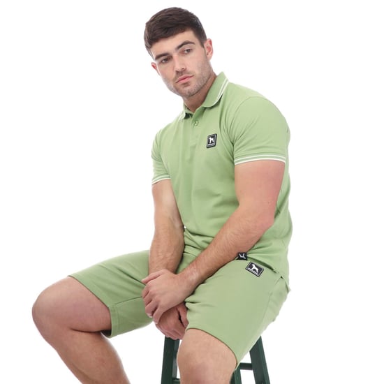 Men's One True Saxon Dixon Polo Shirt in Green - Image 4