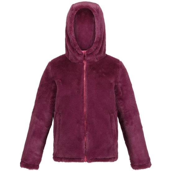 Regatta Girls Spyra III Hooded Reversible Fleece Coat