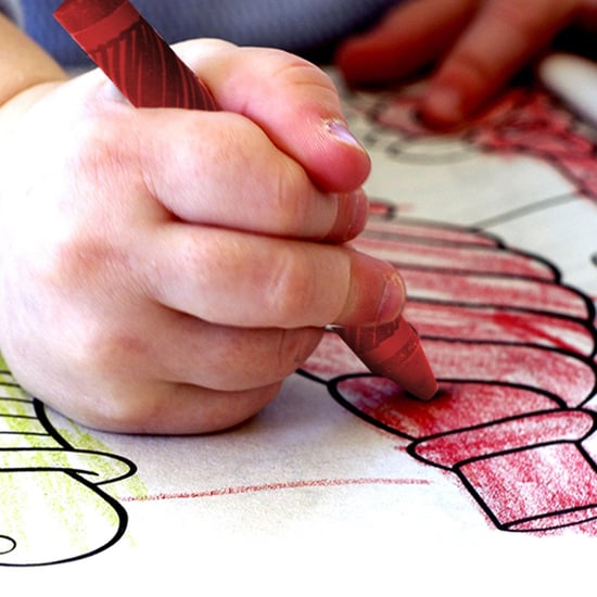 Doodle Henbrandt Safe and Non-Toxic 4 Mini Assorted Colours Children’s Wax Crayons