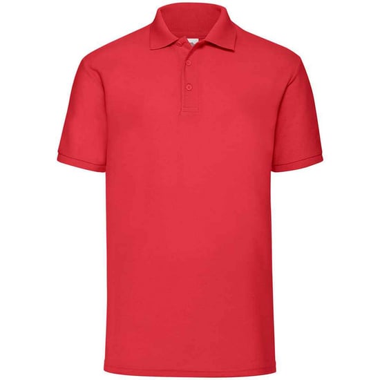 Fruit of the Loom Heren Piqué Polo Shirt (Rood) - Image 1