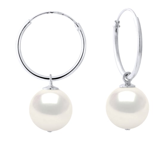 DIADEMA - Earrings - White Gold
and Real Freshwater Pearls