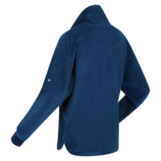 Regatta Womens/Ladies Velour Full Zip Fleece Jacket (Blue Opal)
