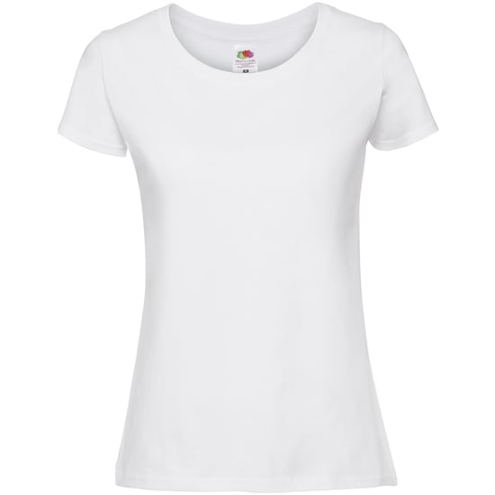 Fruit Of The Loom Womens/Ladies Fit Ringspun Premium Tshirt (White) - Image 1