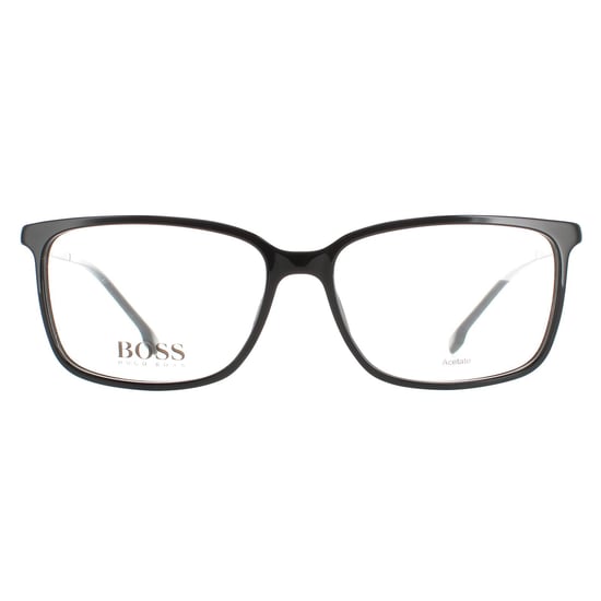 Hugo Boss Rectangular Mens Black BOSS 1185/IT Glasses