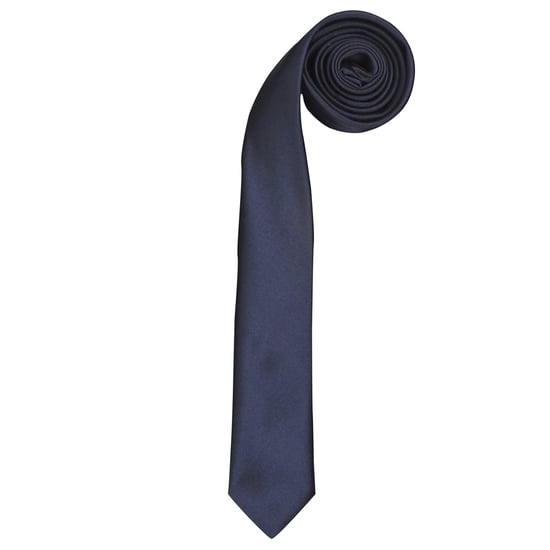 Premier Stropdas - Heren Slank Retrowerk Stropdas (Marine) - Image 1