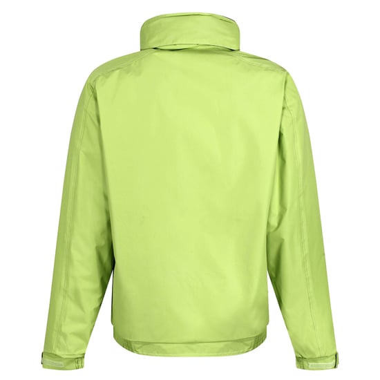Regatta Mens Dover Waterproof Windproof Jacket (Key Lime/Seal) - Image 2