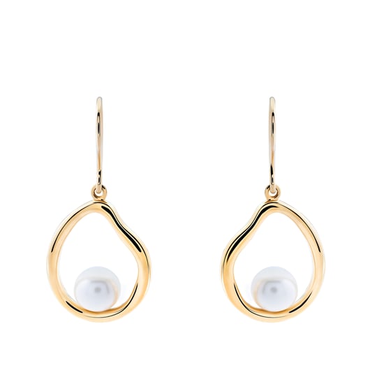 Orphelia 'Baptiste' Women's 925 Sterling Silver Drop Earrings - Gold ZO-7507/G - Image 6