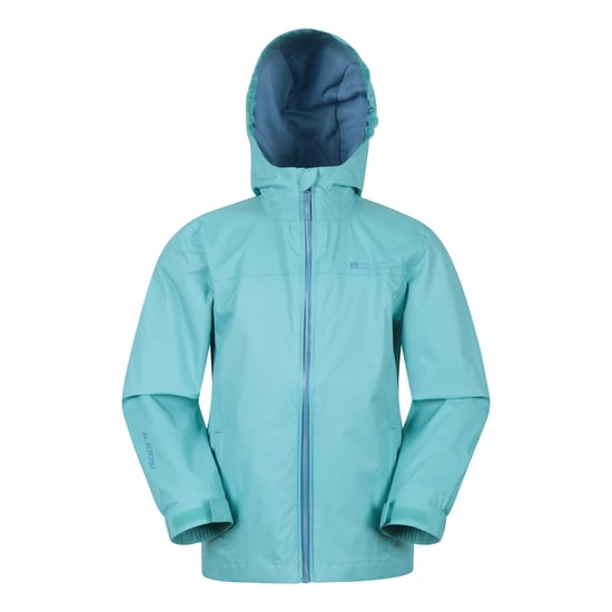 Mountain Warehouse Kinderen/Kinderen Torrent waterdichte jas met getapete naad (Teal) - Image 1