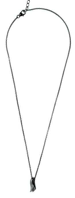 Orphelia Women's 925 Sterling Silver Chain with Pendant - Black ZH-6030/2 - Image 3