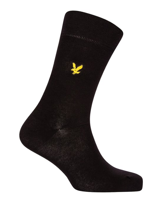 Lyle & Scott 3 Pack Socks in Black - Image 2