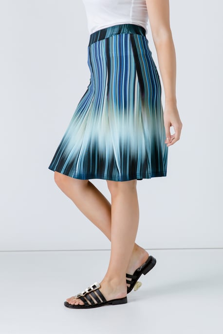 Print Cloche Skirt