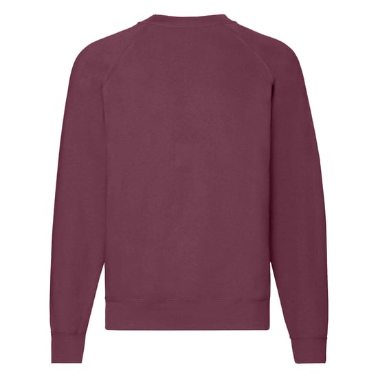Fruit of the Loom Heren Klassiek 80/20 Raglan Sweatshirt (Bourgondië) - Image 2