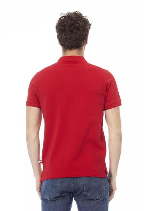 Baldinini Trend Men's Red Cotton Polo Shirt