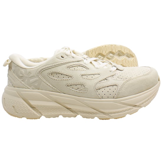 Hoka One Clifton L Unisex Beige Trainers - Image 1