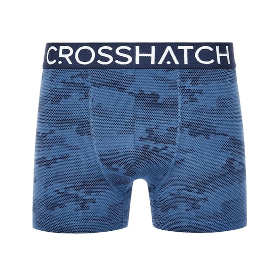 Crosshatch Heren Bresler Boxershorts (Set van 3) (Marine) - Image 2