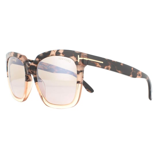 Tom Ford Sunglasses Amarra FT0502 55G Pink Havana Brown Mirror - Image 2