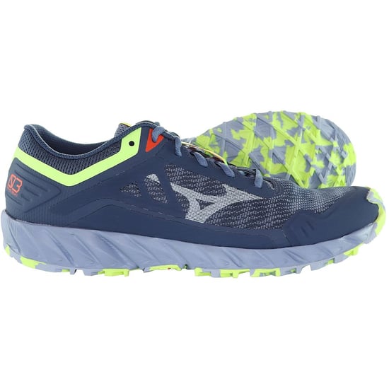 Mizuno Wave Ibuki 3 Trail Womens Blue Running Shoes - Image 3