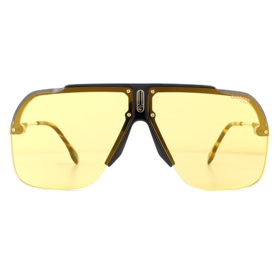 Carrera Sunglasses 1031/S 71C/ET Black Yellow Gold Mirror