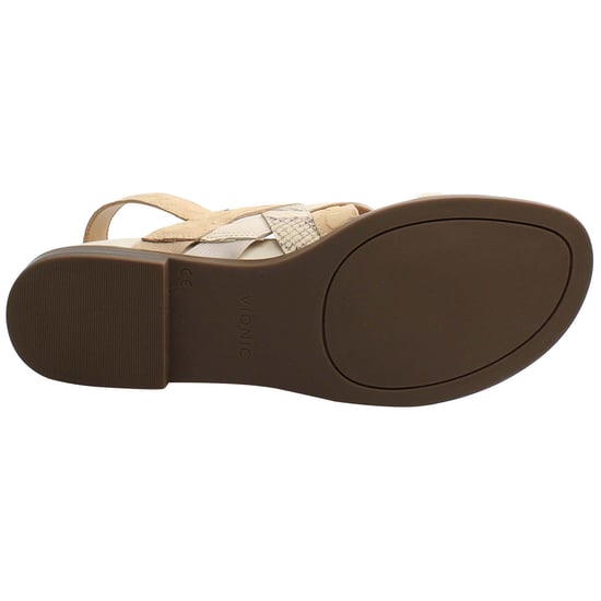Vionic Kendra Snake Womens Beige Sandals - Image 2
