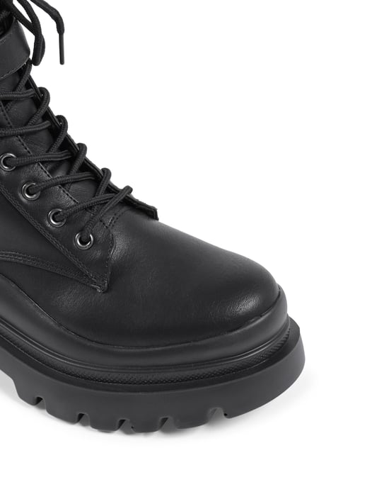 19V69 Italia Womens Ankle Boot Black