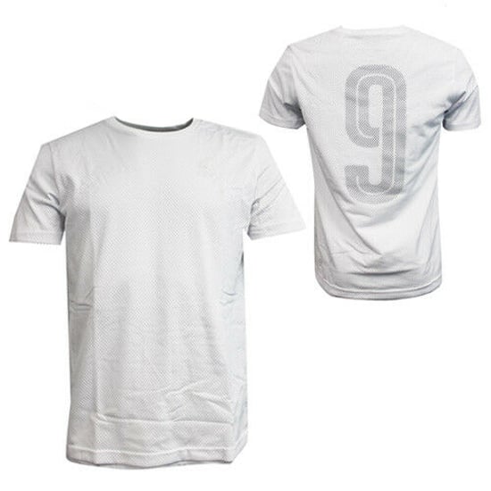 Puma Evo Mesh Layered White Mens Short Sleeved Tee Top T-Shirt 570574 02 A2D