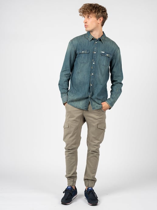 Guess Shirt Men's Blue - Image 6