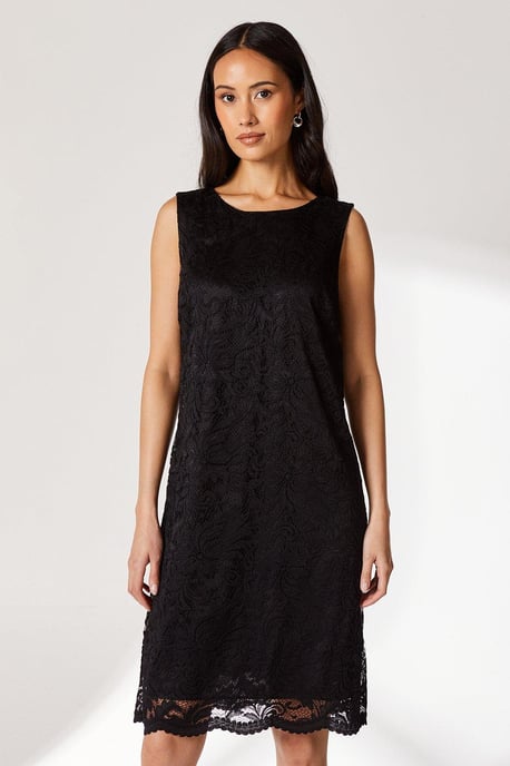 Sleeveless Lace Dress - Image 1
