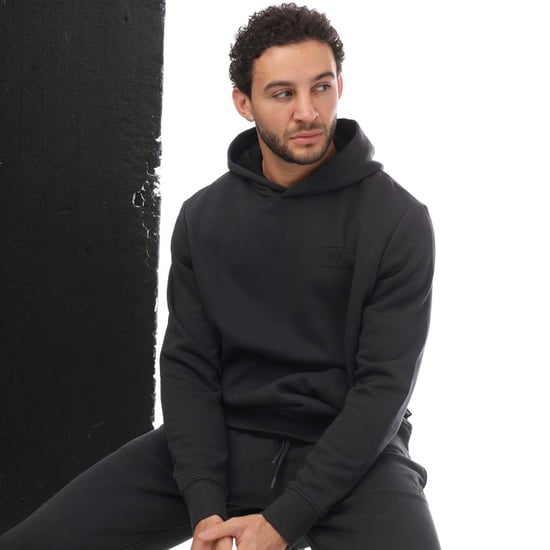Men's DKNY Printed Logo Blackwater Hoodie in Charcoal