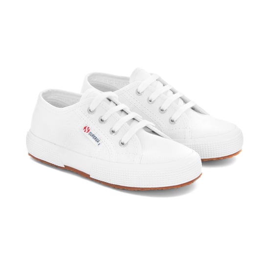 Superga Childrens/Kids 2750 Jcot Leather Trainers (White)