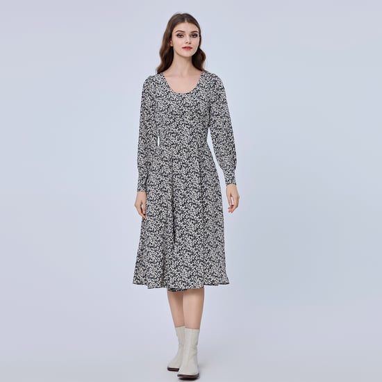 Midi Tea -jurk met Liberty Print - Image 5