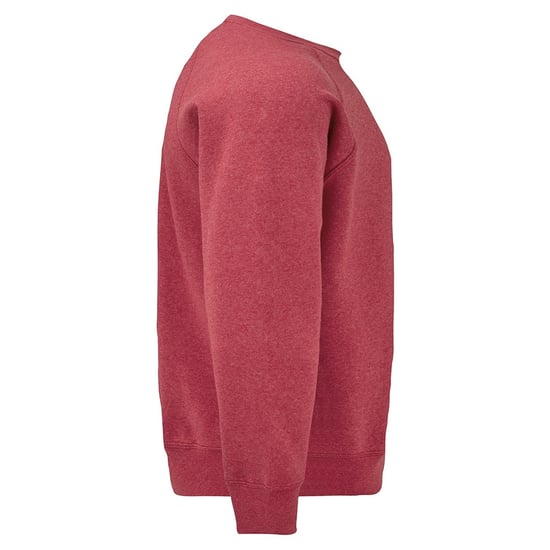 Fruit Of The Loom Heren Raglan Mouwen Belcoro® Sweatshirt (Heather Rood) - Image 3