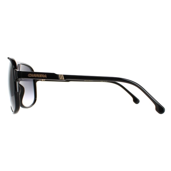 Carrera Aviator Mens Black Gold Dark Grey Gradient 1047/S