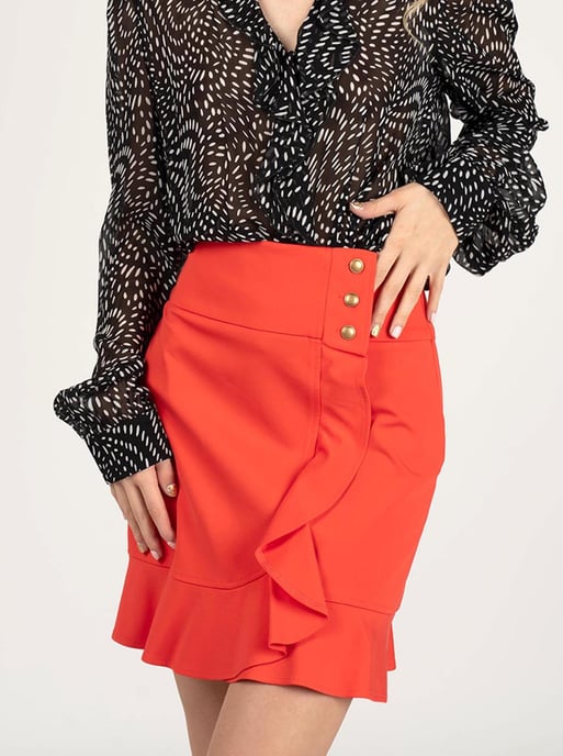 Pinko Skirt Chiacchierone Woman's Red