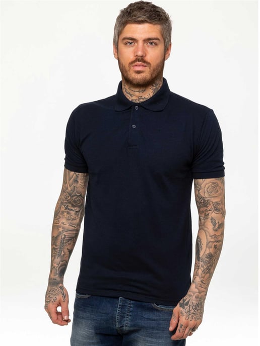 Enzo Mens Polo Shirt Short Sleeve - Image 1