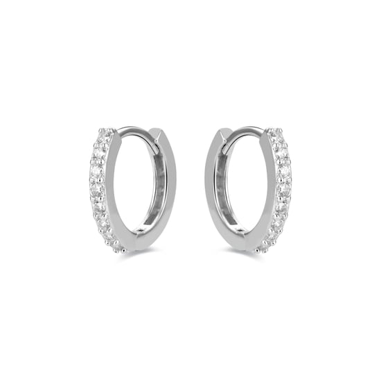 Luxenter valarys örhängen i 925 sterling silver och glänsande rodiumpläterad zirkonia - Image 2