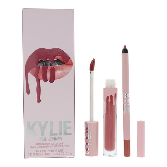 Kylie By Kylie Jenner Matte Lipstick 3ml + Lip Liner 1.1g - 302 Snow Way Bae