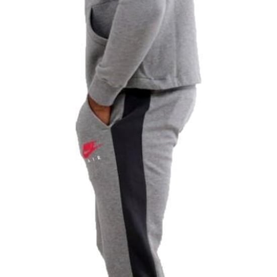 Nike Air heren fleece trainingspak volledige set grijs - Image 4