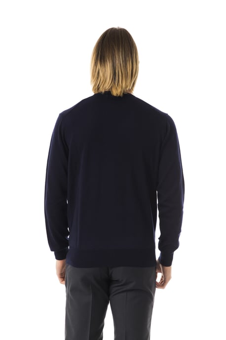 Uominitaliani Men's Blu Sweater