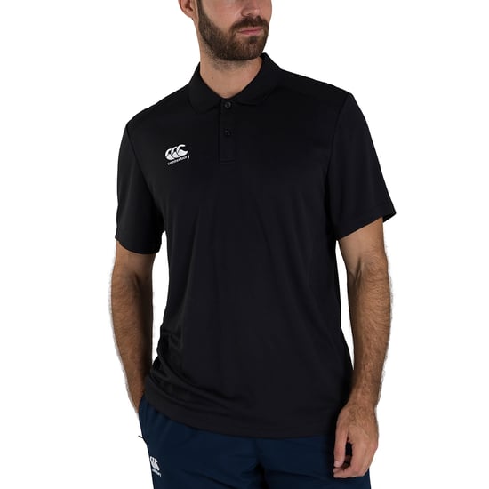 Canterbury Mens Club Dry Polo Shirt (Black)