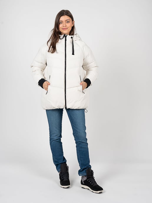 Geox Jacket Hoara Woman's White - Image 2