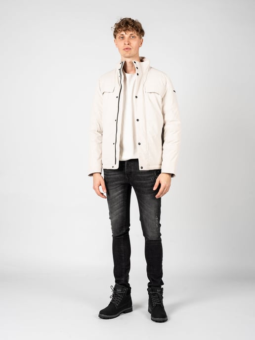 Geox Jacket Spherica Short Men's Off-White - Image 5
