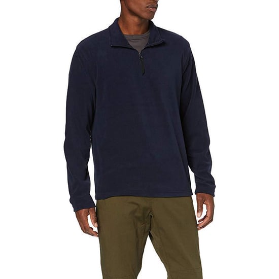 Regatta Mens Micro Zip Neck Fleece Top (170 GSM) (Dark Navy)