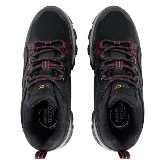 Regatta Womens/Ladies Holcombe III Low Walking Shoes (Black/Beaujolais)