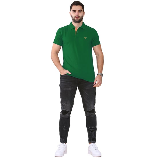 Gant | Mens Contrast Collar Polo Shirts - Image 4